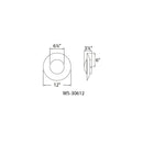 Modern Forms WS-30612 Blaze 1-lt 12" LED Wall Sconce