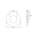 Modern Forms WS-30624 Blaze 1-lt 24" LED Wall Sconce