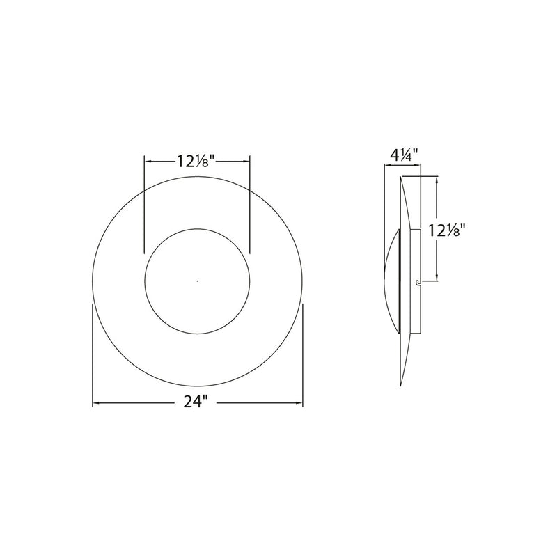 Modern Forms WS-30624 Blaze 1-lt 24" LED Wall Sconce