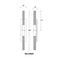 Modern Forms WS-30835 Cinema 35" Tall LED Wall Sconce
