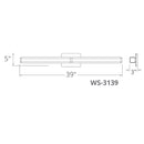 Modern Forms WS-3139 Vogue 1-lt 39" LED Bath Light