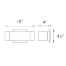 Modern Forms WS-39610 Nia 10" LED Wall Sconce