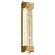 Modern Forms WS-58814 Tower 1-lt 14" Tall LED Wall Sconce - Aged Brass