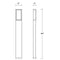 Modern Forms WS-W73660 Framed 2-lt 60" Tall LED Outdoor Wall Sconce