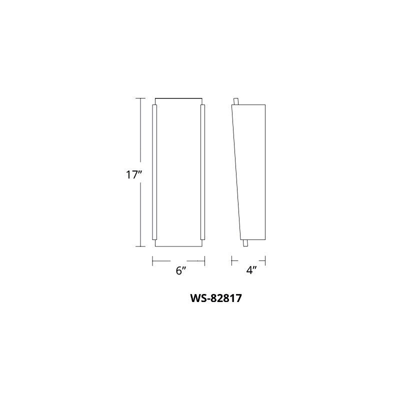Modern Forms WS-82817 Elysia 1-lt 17" Tall LED Wall Sconce