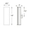 Modern Forms WS-94614 I BEAM 1-lt 14" Tall LED Wall Sconce