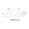 Modern Forms WS-W18710 Oslo 1-lt 10" LED Outdoor Wall Sconce