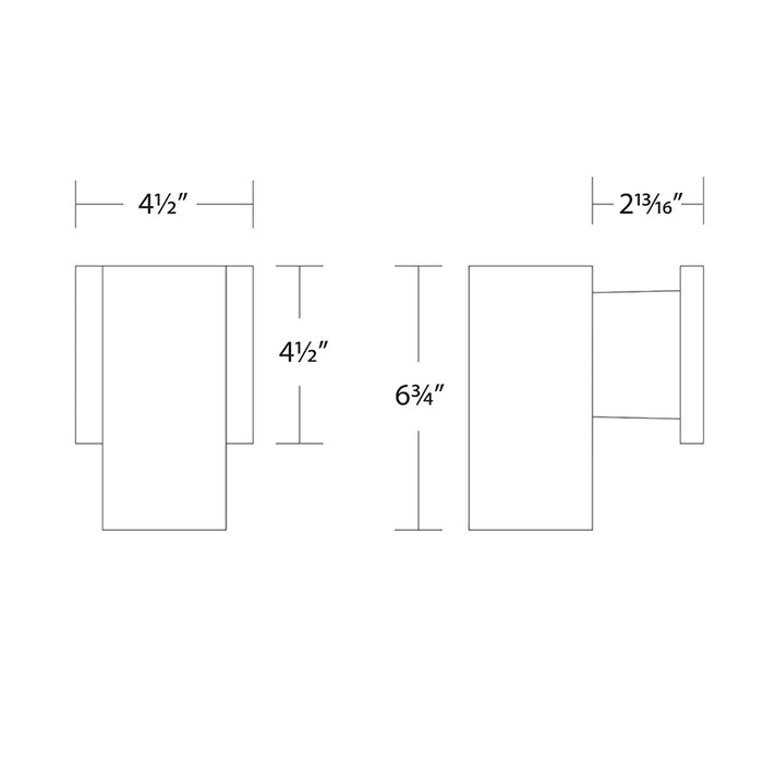 WAC WS-W190208 6W Cylinder Wall Mount