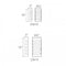 dweLED WS-W23610 Folsom 10" Tall LED Outdoor Wall Sconce