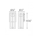 dweLED WS-W48616 Chamber 16" Tall LED Outdoor Wall Sconce