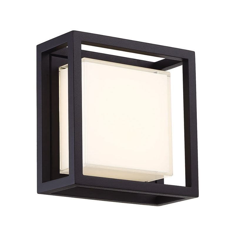 Modern Forms WS-W73608 Framed 1-lt 8" LED Outdoor Wall Sconce