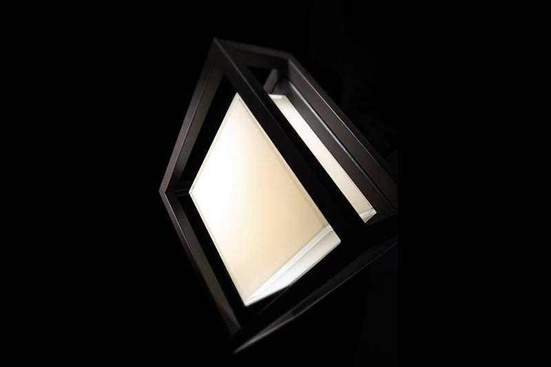 Modern Forms WS-W73608 Framed 1-lt 8" LED Outdoor Wall Sconce