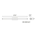 Modern Forms WS-W81637 Sabre 1-lt 37" LED Vanity Light