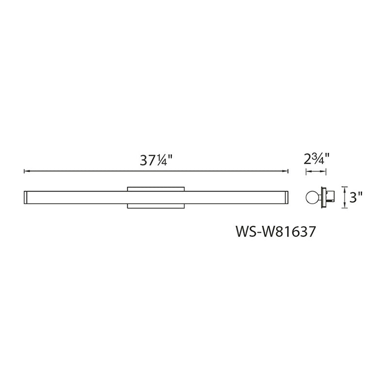 Modern Forms WS-W81637 Sabre 1-lt 37" LED Vanity Light