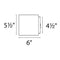 Modern Forms WS-W9202 Bloc 2-lt 6" LED Outdoor Wall Sconce