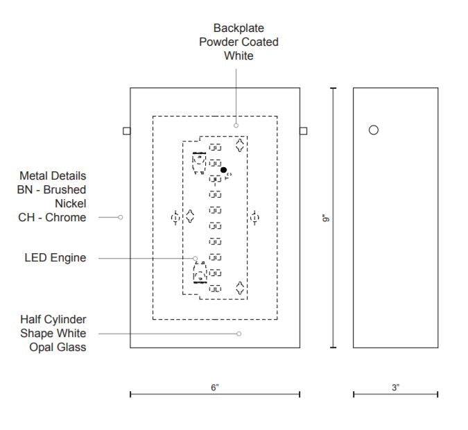 Kuzco WS3309 LED Wall Sconce