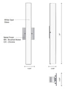 Kuzco WS8424 Bute LED Wall Sconce