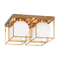 Matteo X03804 Squircle 4-lt 15" Flush Mount