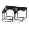 Matteo X03804 Squircle 4-lt 15" Flush Mount