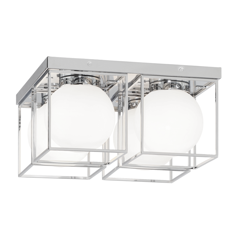 Matteo X03804 Squircle 4-lt 15" Flush Mount