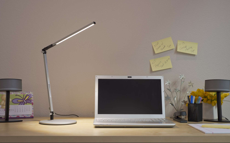 Koncept AR1100 Z-Bar Solo Mini LED Desk Lamp with Desk Base